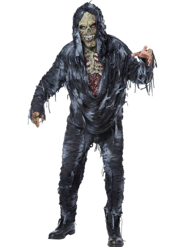 wit hebben zich vergist het winkelcentrum Halloween zombie kostuum | Feestkleding.nl