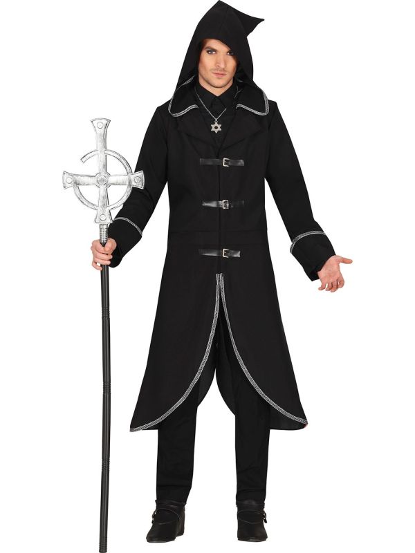 Halloween zwarte arcane tovenaar heren main product photo