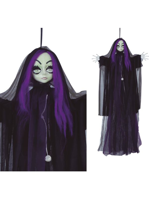 Hangdecoratie pop met licht halloween 120 cm main product photo