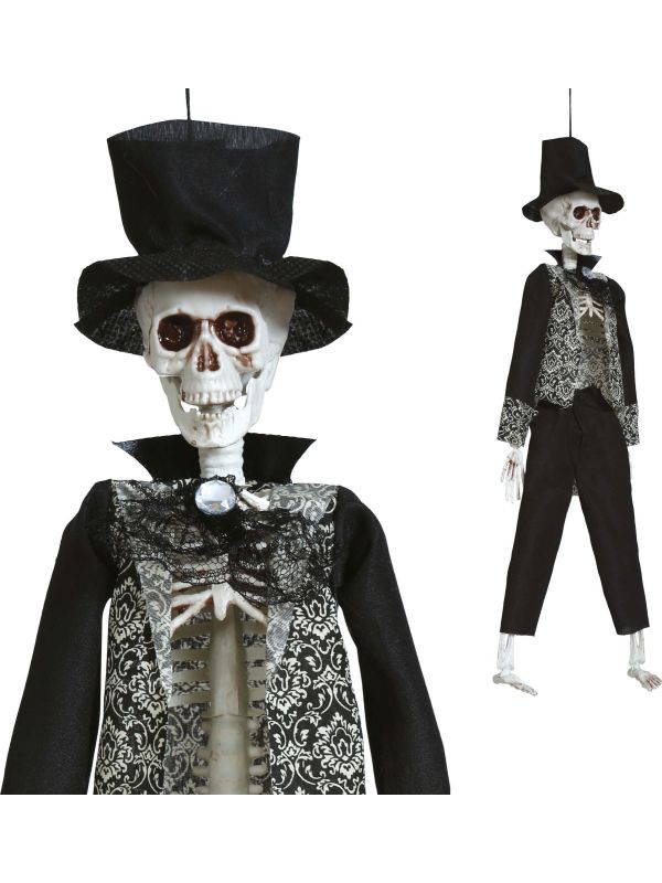 Hangdecoratie skelet grootvader 45 cm halloween main product photo