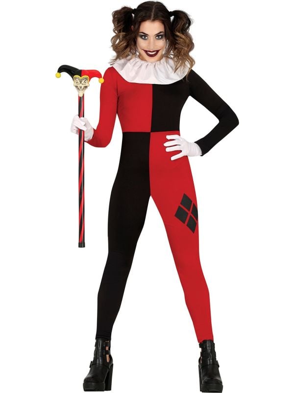 Harley Quinn harlekijn outfit dames