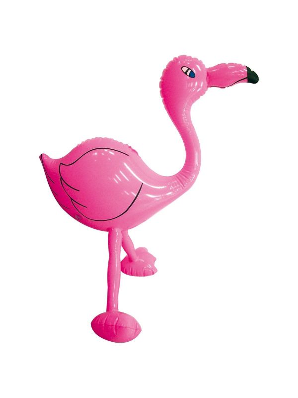 Hawaii flamingo opblaasbaar 60cm