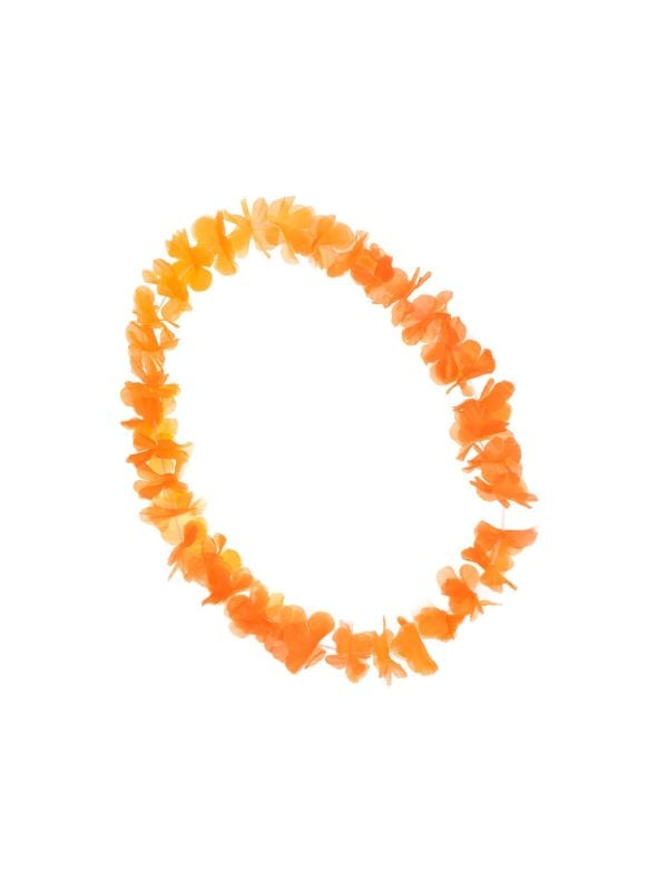 Hawaii ketting basic oranje