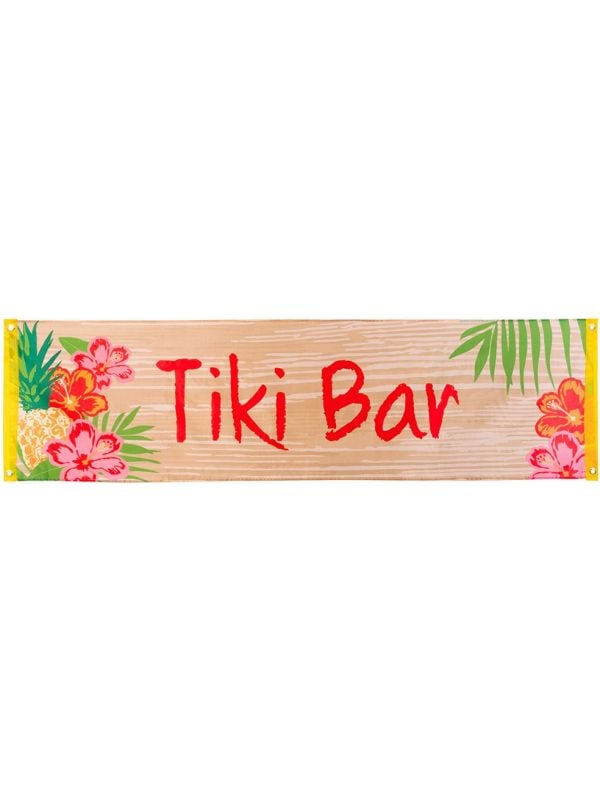 Hawaii party tiki bar banner