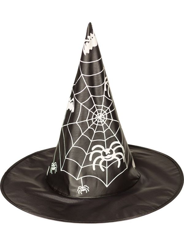 Heks hoed met spinnenweb