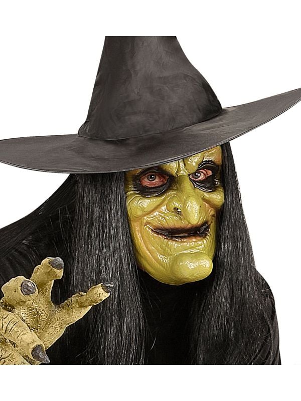 Heks masker met pruik kind main product photo
