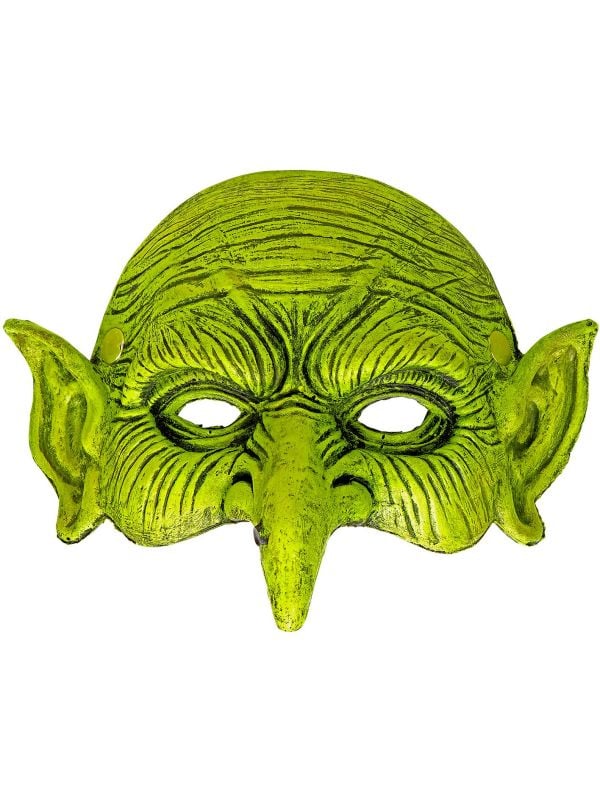 Heksen masker groen