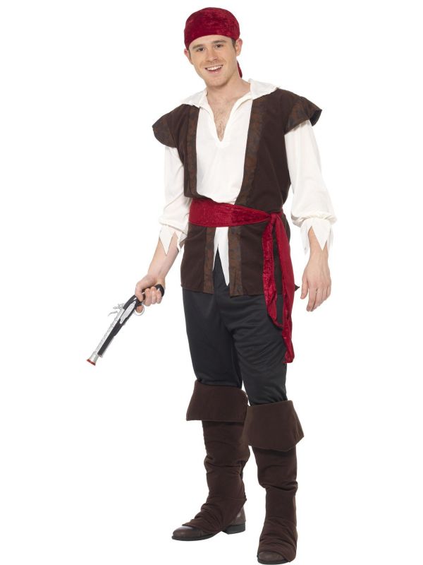 Heren piraten kostuum
