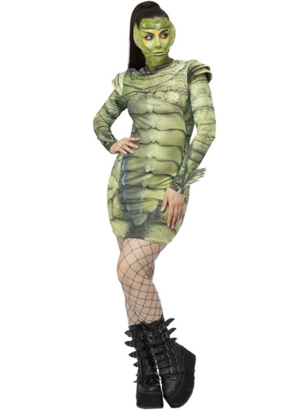 Het Monster Van De Amazone Kostuum Dames Groen main product photo