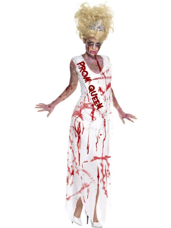 High school prom queen zombie outfit main product photo