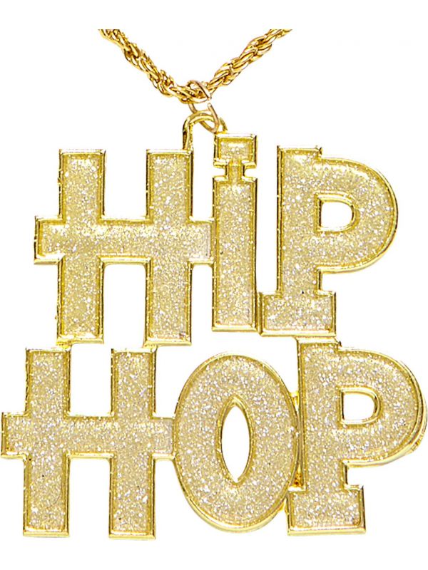 Hip Hop ketting goud