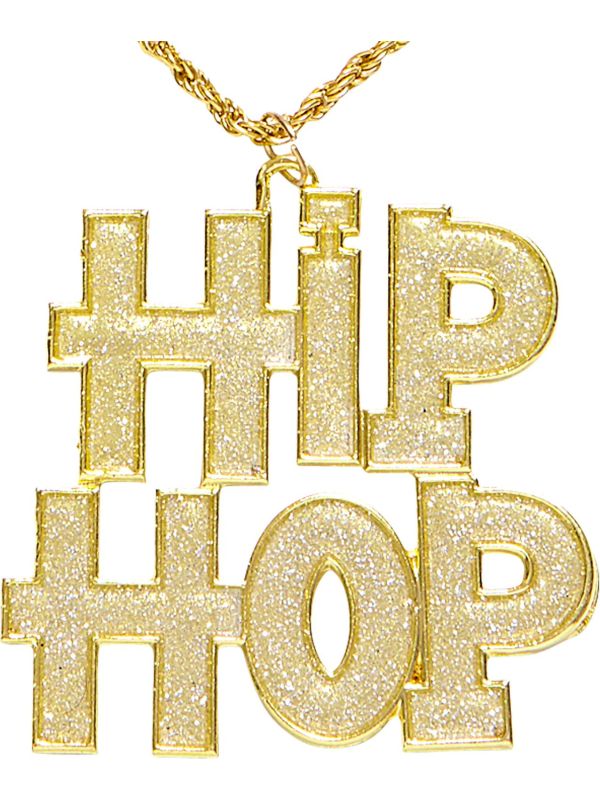 Hip Hop ketting goud