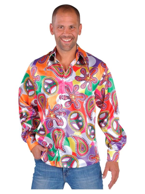 Hippie blouse carnaval mannen main product photo