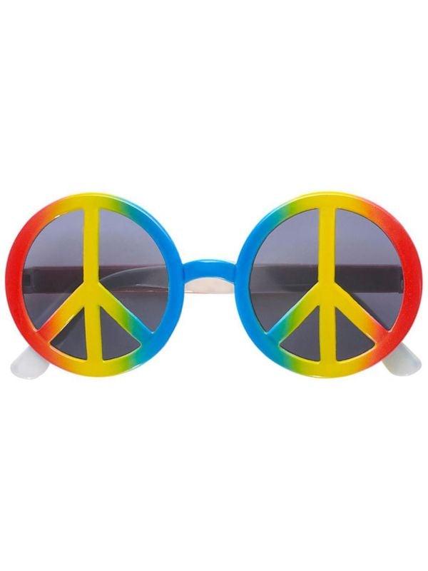 Hippie bril meerkleurig