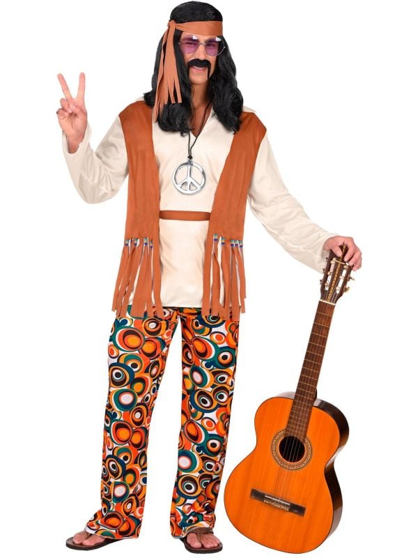 Airco Vul in Meander Hippie carnaval outfit | Feestkleding.nl