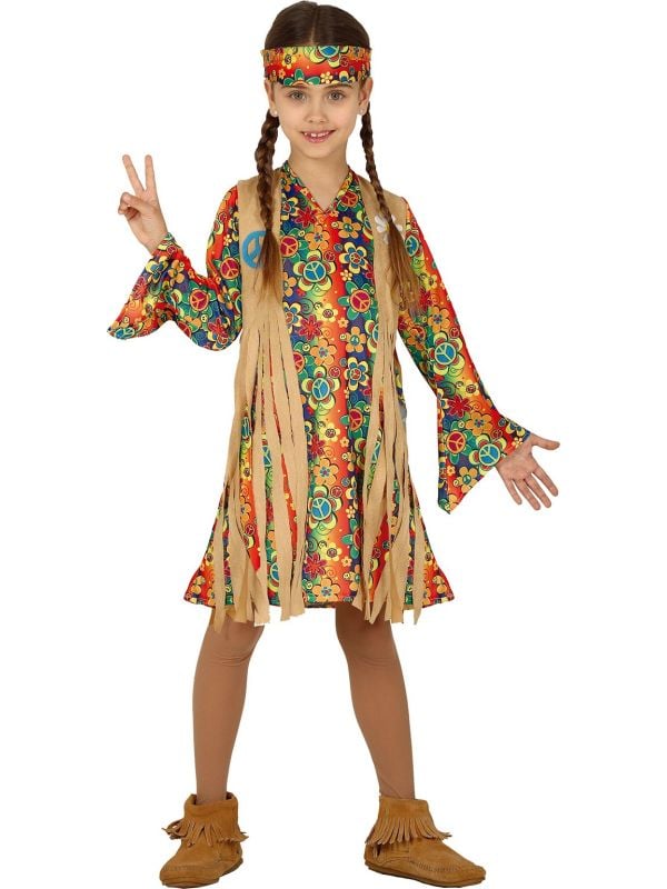 Hippie franjesjurkje meisjes