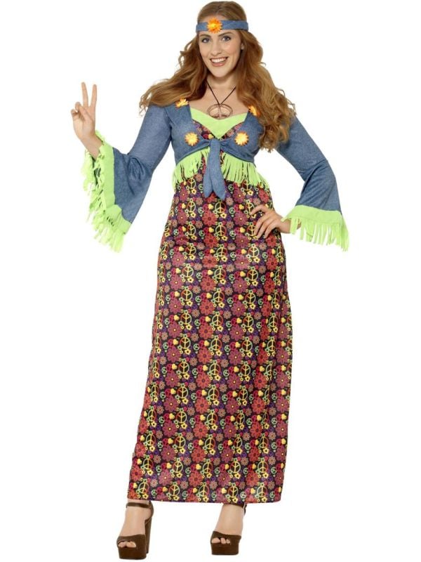 Hippie kostuum vrouw 60s main product photo