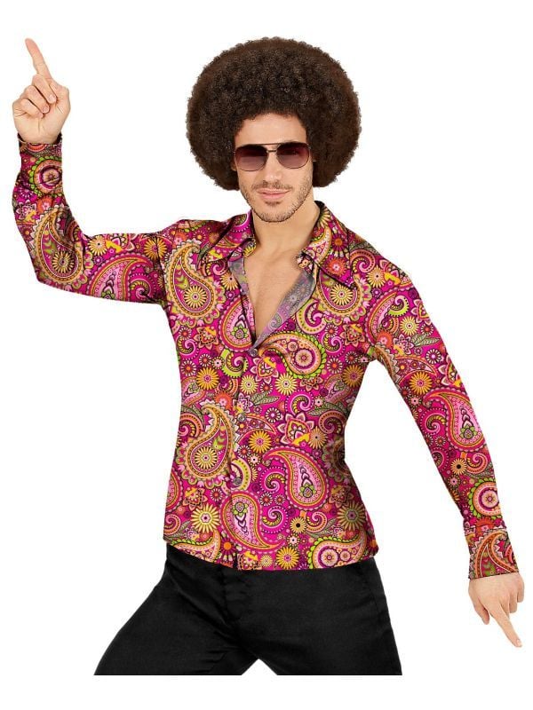 Hippie style 60s blouse mannen