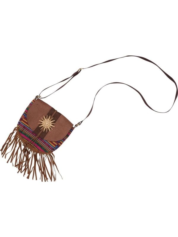 Hippie tasje met franjes main product photo