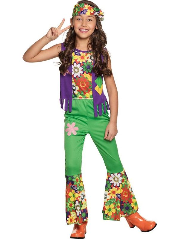 Hippie woodstock outfit meisje