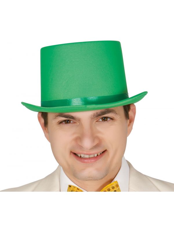 Hoge hoed luxe groen