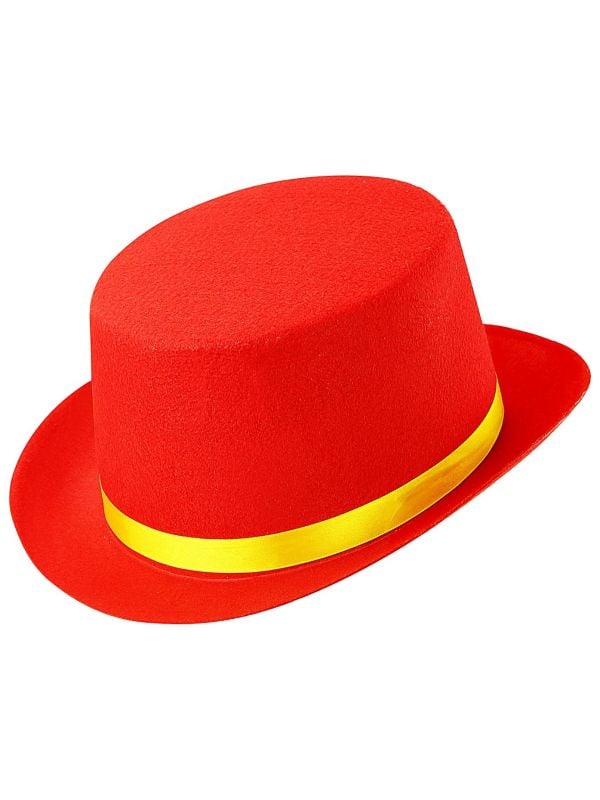 Hoge hoed rood kinderen