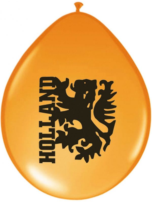 Holland ballonnen leeuw 100 stuks