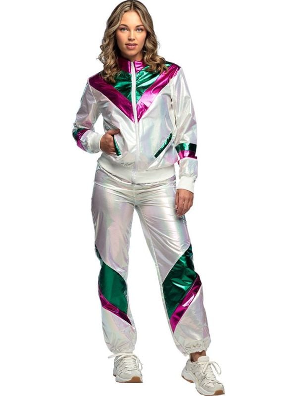 Holographic trainingspak dames