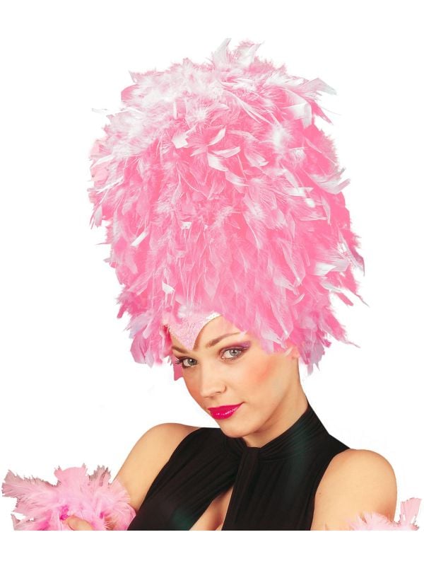 Hoofdtooi van roze veren main product photo