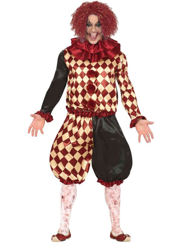 Horror clown outfit heren