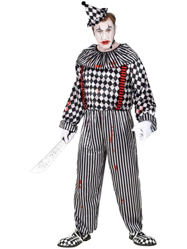 Horror clown outfit mannen