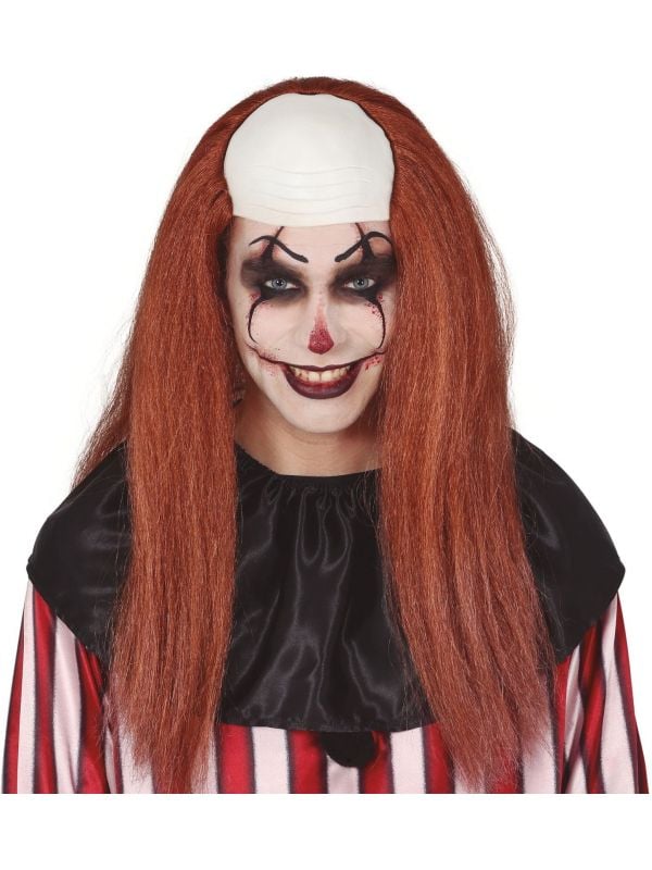 Horror clown pruik stijl
