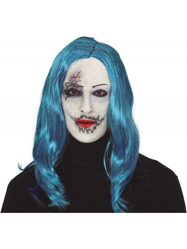 Horror gothic masker met haar