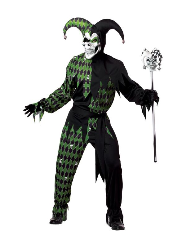 Horror jester kostuum main product photo