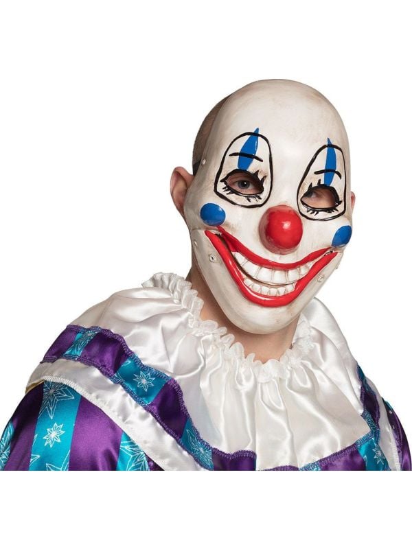 Horrow clown masker met beweegbare mond