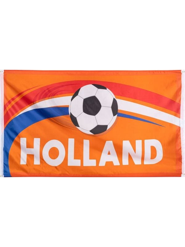 Hup Holland hup voetbal oranje vlag