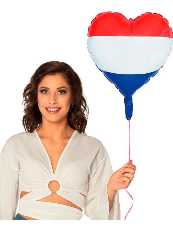 Ik hou van Holland hartvormige folieballon