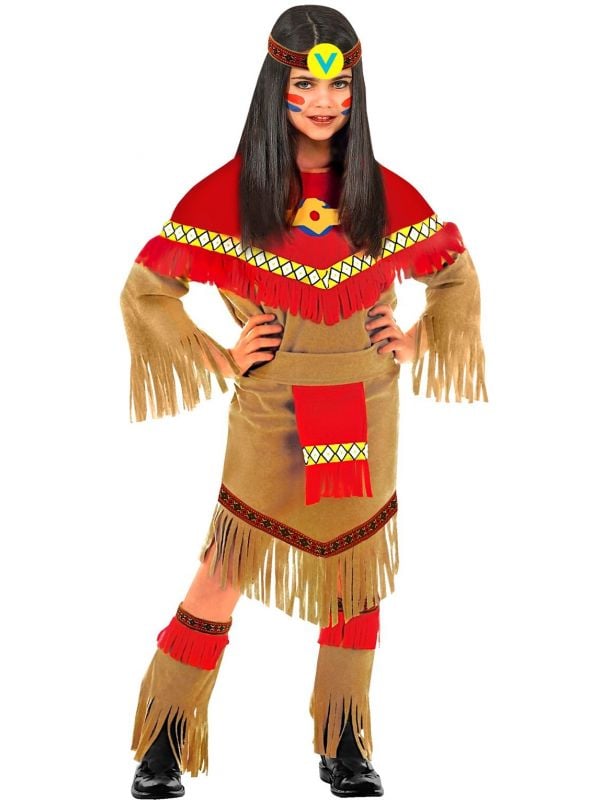 Indianen jurkje meisje