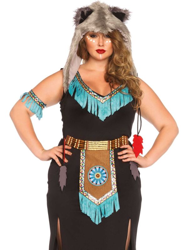 Indianen krijger outfit dames plus size main product photo