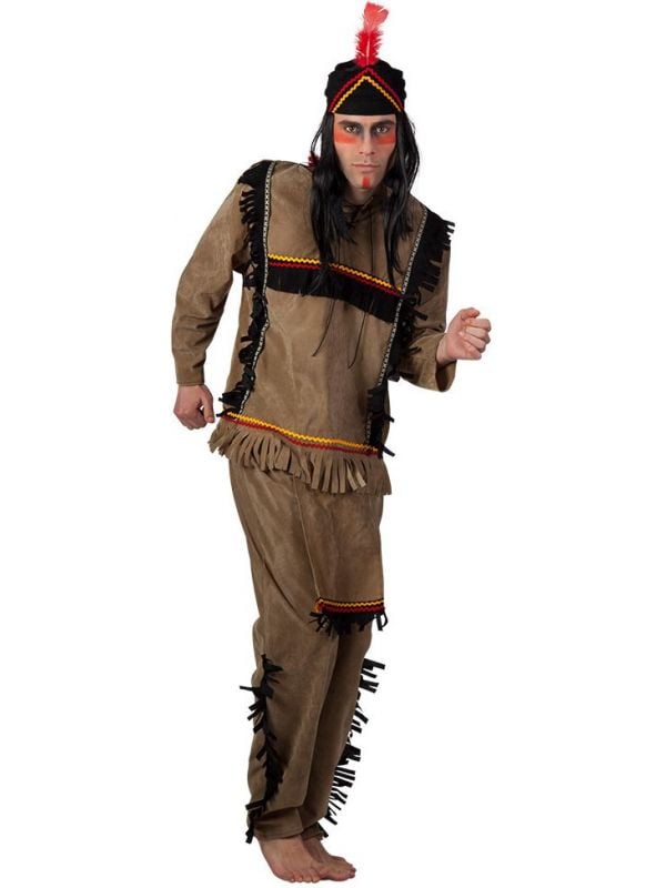 Indianen krijger outfit heren