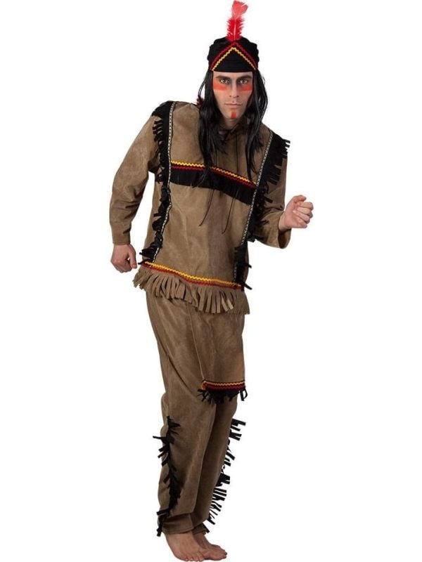 Indianen krijger outfit heren