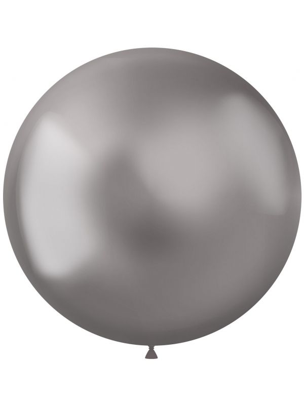 Intens zilveren ballonnen groot