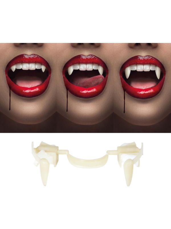 Intrekbare vampier hoektanden halloween main product photo