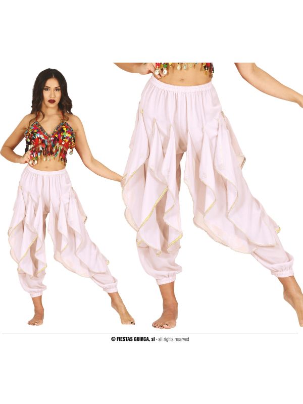 Ivory Belly Dance Trousers - Oasis Enchantress main product photo