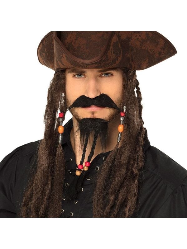 Jack Sparrow snor met baard