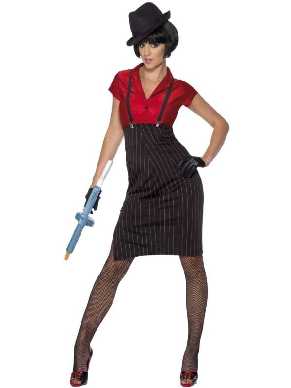 Jaren 20 gangster outfit dames main product photo