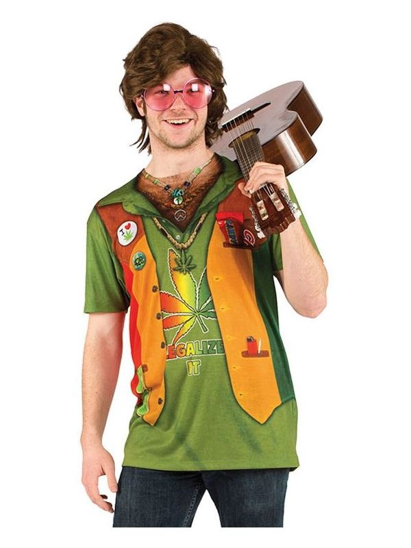 Jaren 60 hippie t-shirt main product photo
