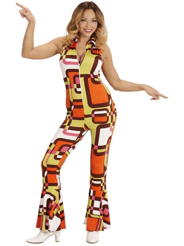 Jaren 70 disco jumpsuit