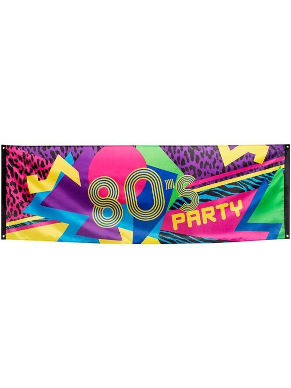 Jaren 80 disco thema banner