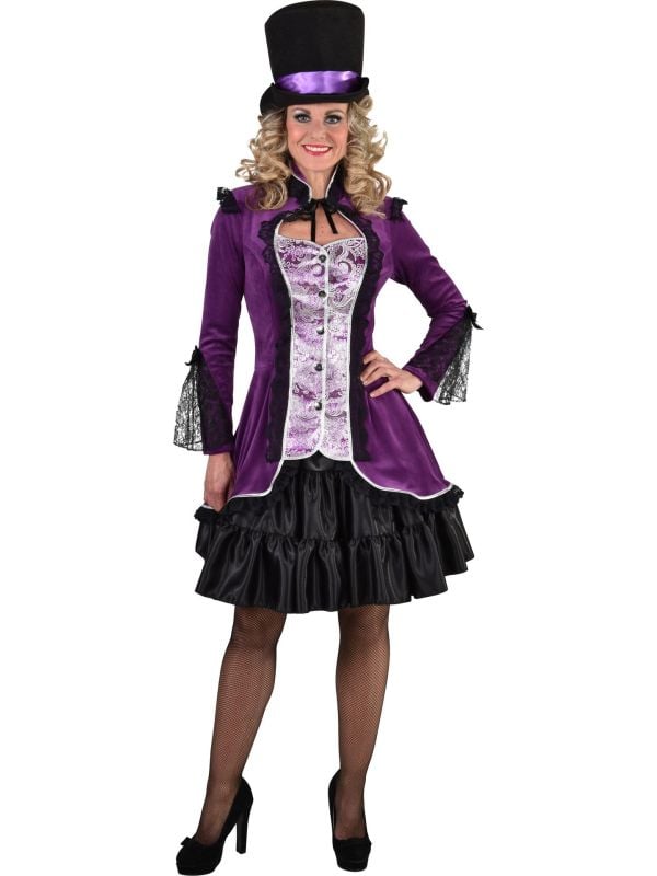 Jasje carnaval vrouwen paars main product photo